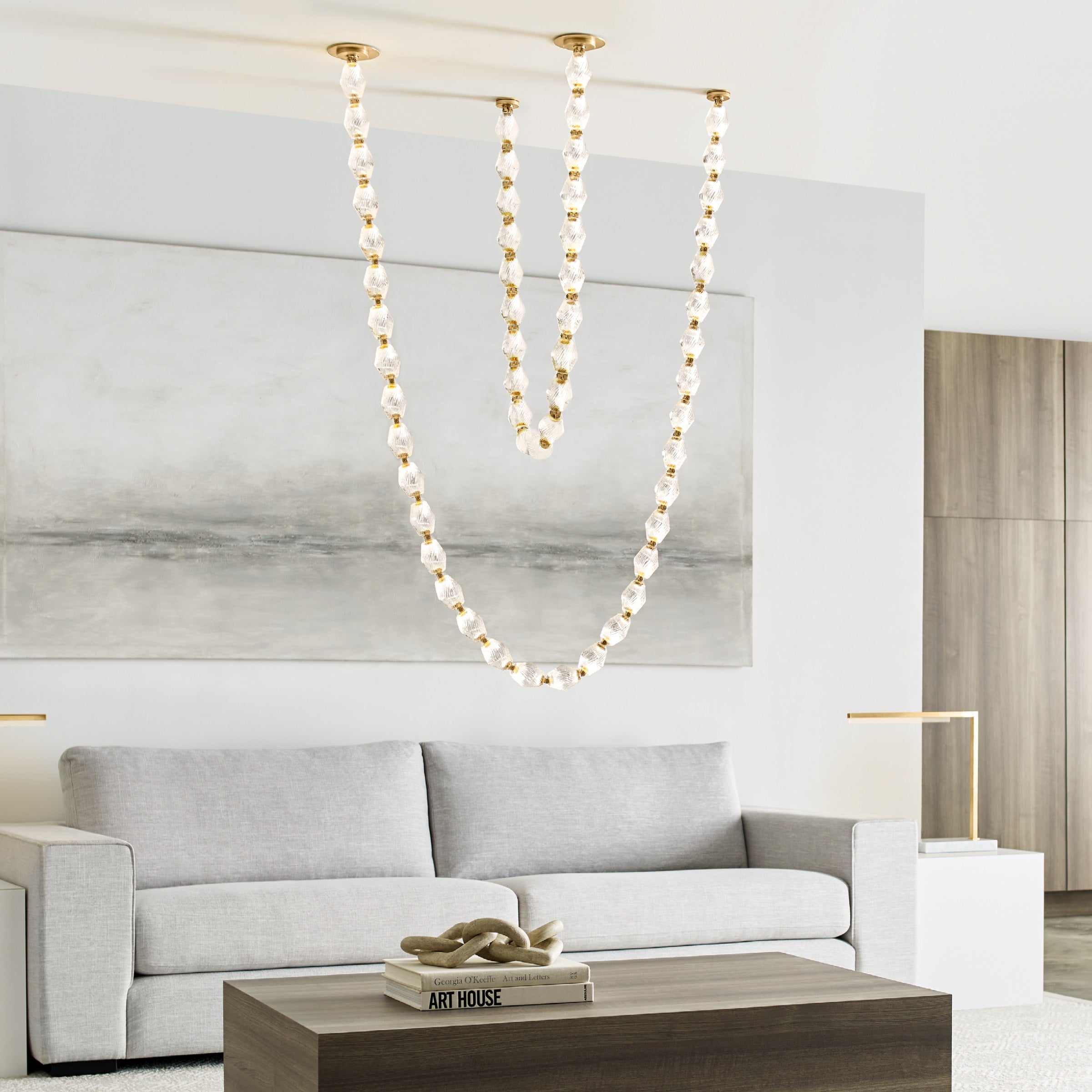 Elegant Dolce Crystal Chandelier - Modern Luxury Ceiling Light Fixture for Dining Room, Living Room & Bedroom Decor