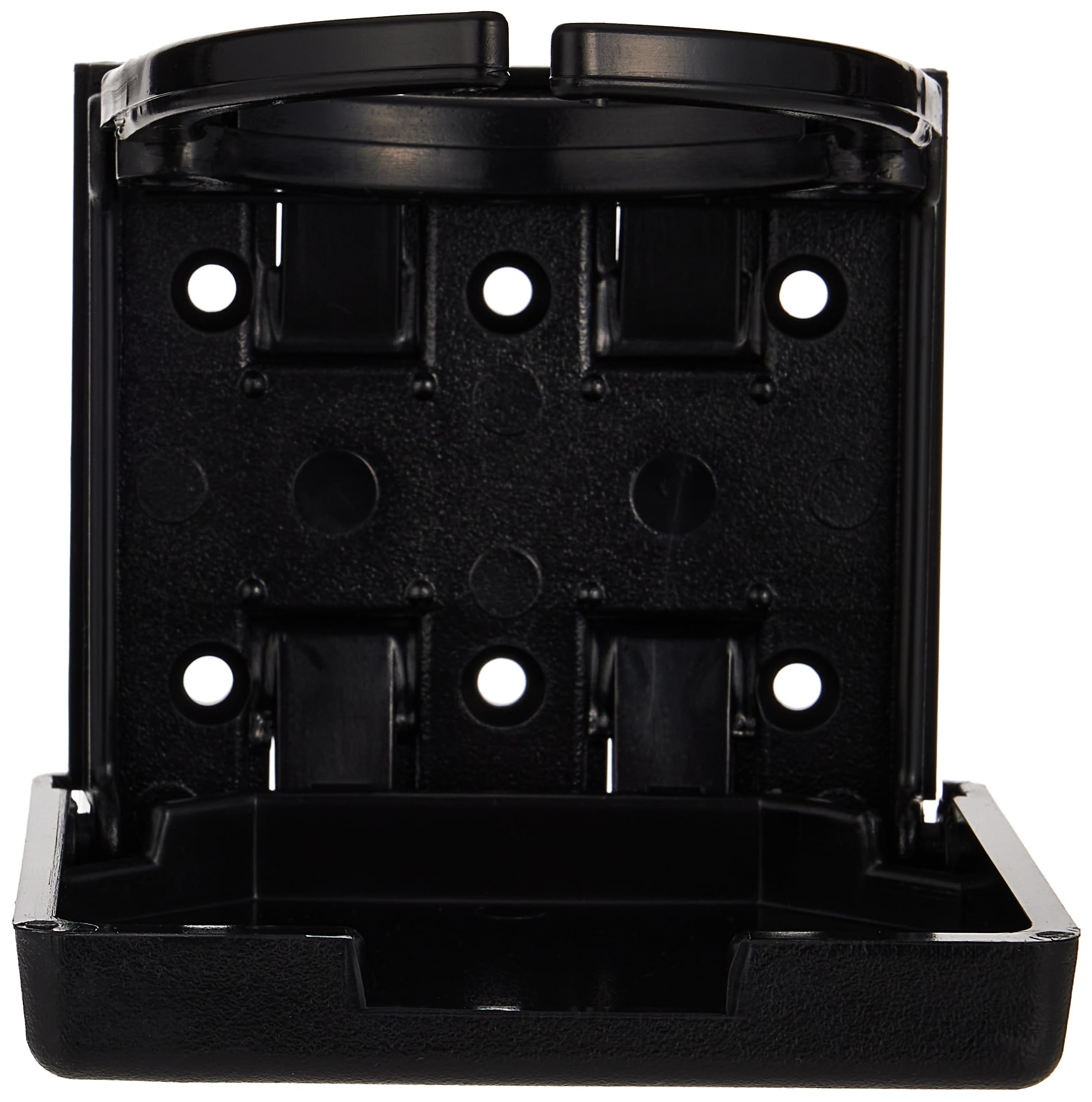 JR Products 45619 Black Adjustable Cup Holder - Universal Fit for Cars, Trucks & SUVs - Perfect for Travel, Commuting & Road Trips