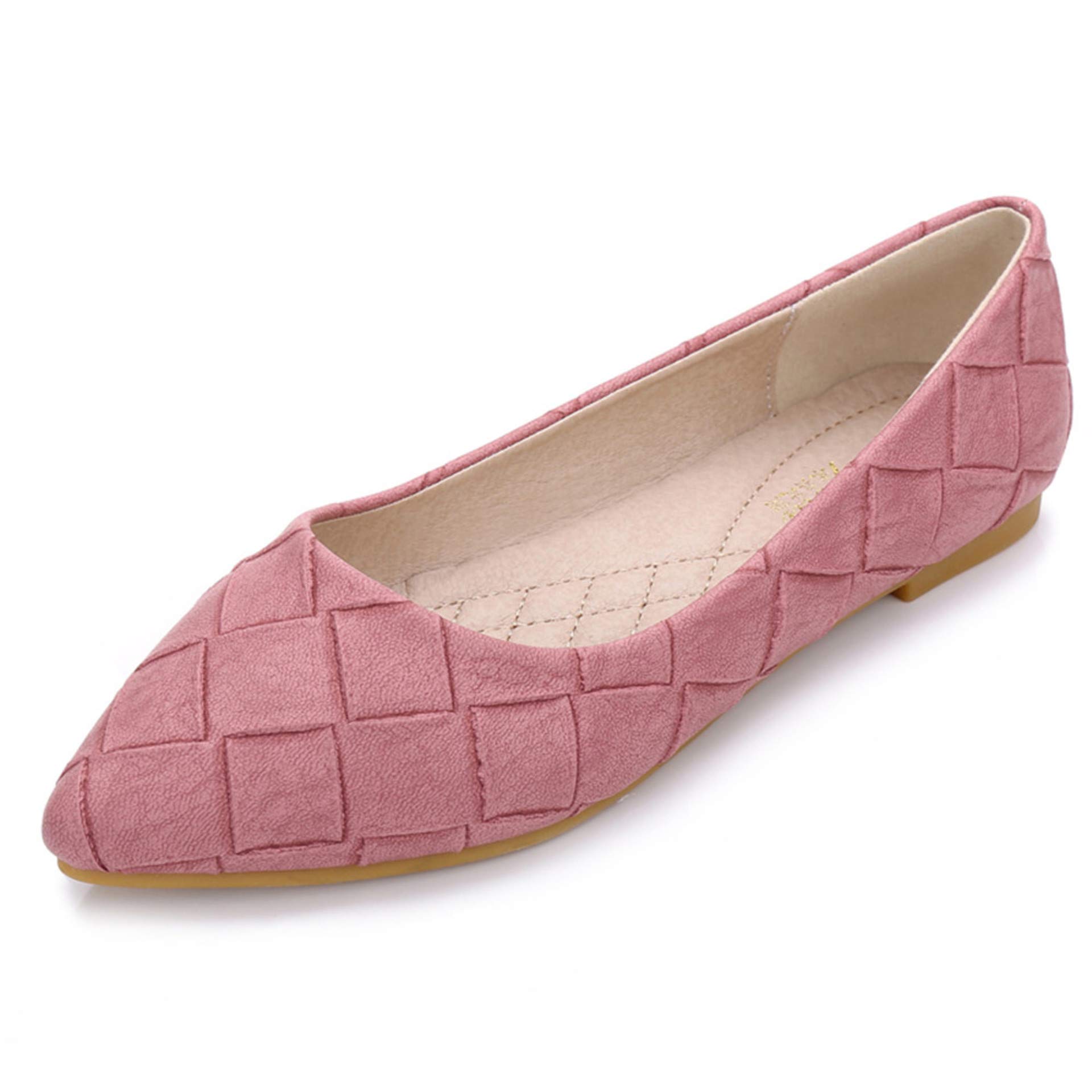 Stunning Women's Cute Slip-On Ballet Flats - Soft Comfortable Pointed Toe Shoes for Work, Dance & Everyday Wear