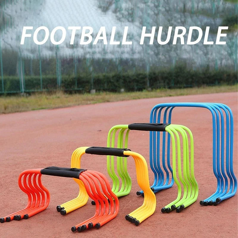 Agility Training Equipment Set - Soccer Hurdles, Football Storage Carrier & Cloth Wrapper for Sports Practice | Perfect for Football Drills, Soccer Training & Field Exercises