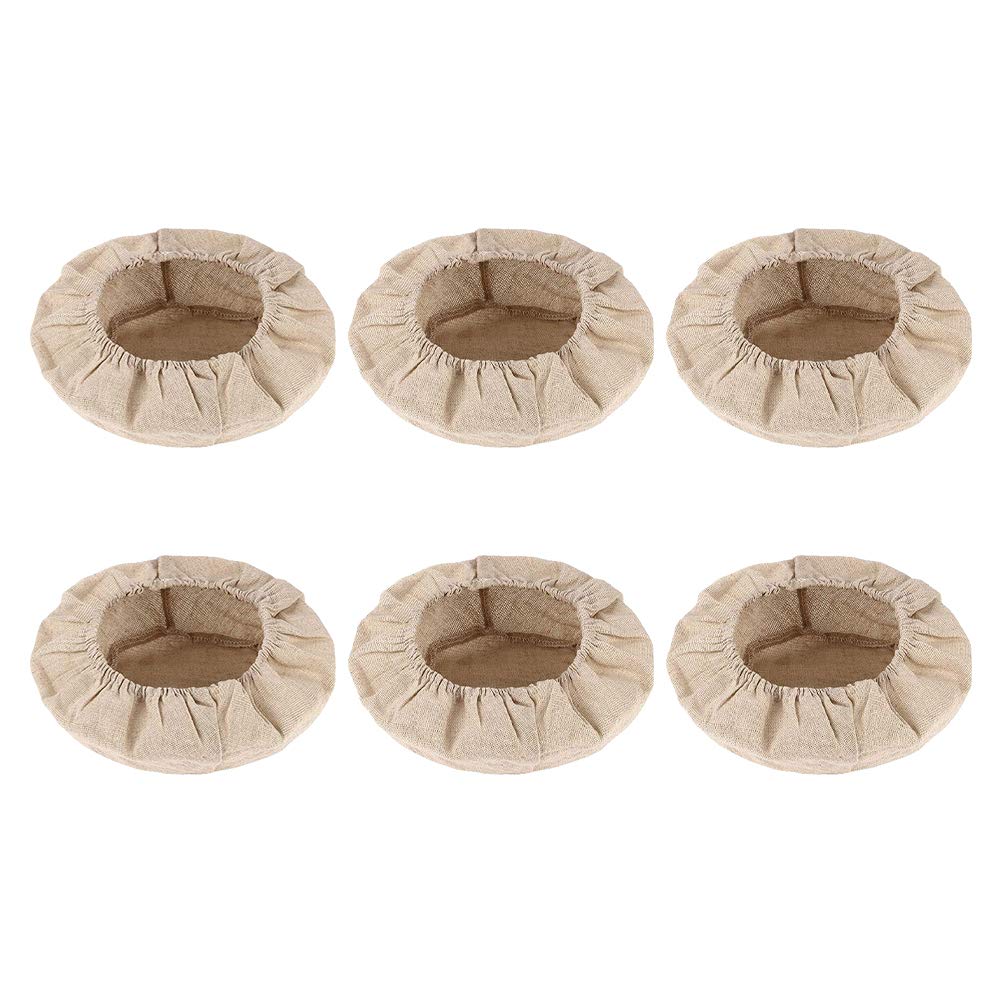DOITOOL 6-Piece Durable Bread Basket Set - Reusable Baking Basket Liners for Pastry Making, Bread Proofing & Home Baking | Perfect for Artisan Bread, Sourdough & Homemade Pastries