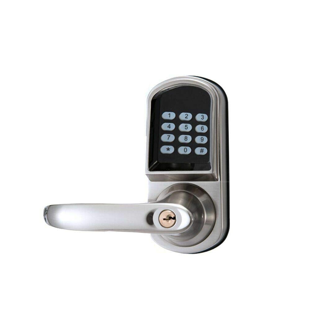 Smart Keyless Entry Door Lock - Mechanical Digital Keypad Combination with Stainless Steel Construction | Waterproof & High Security | Perfect for Homes, Apartments, Offices and Vacation Rentals