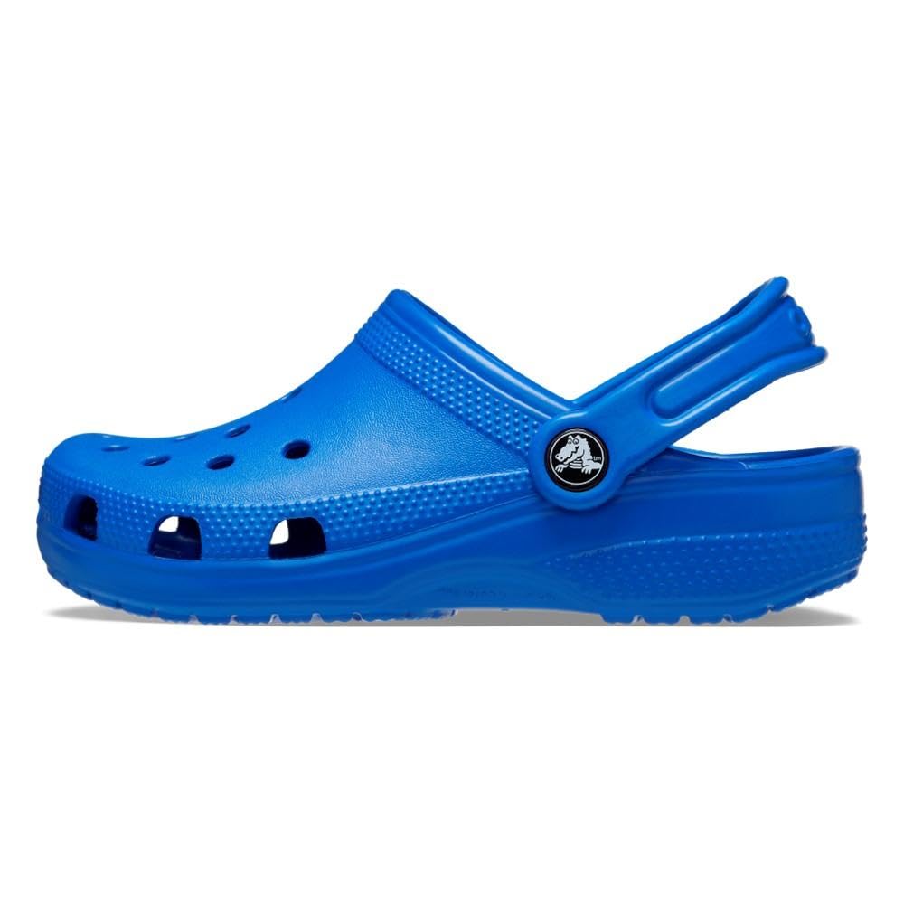 Crocs Unisex Kids Classic Clogs | Water-Friendly Lightweight Comfort Shoes for Boys & Girls | Perfect for Beach, Pool, and Outdoor Play