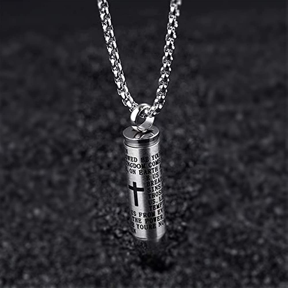 2PCS Stainless Steel Cremation Urn Necklaces for Ashes - Memorial Jewelry Keepsake Pendant for Women & Men - Waterproof & Durable - Perfect for Honoring Loved Ones at Weddings, Funerals & Special Occasions