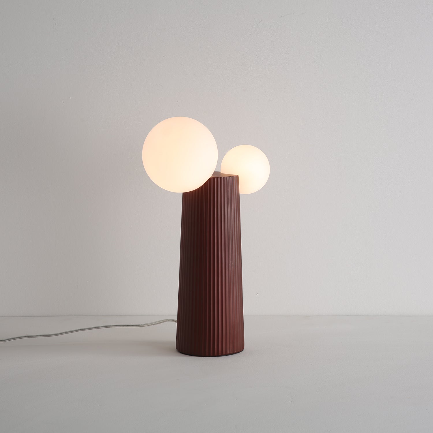 Modern LED Land Table Lamp - Adjustable Brightness, USB Charging Port for Bedroom, Living Room, Office - Perfect for Reading, Working & Night Light