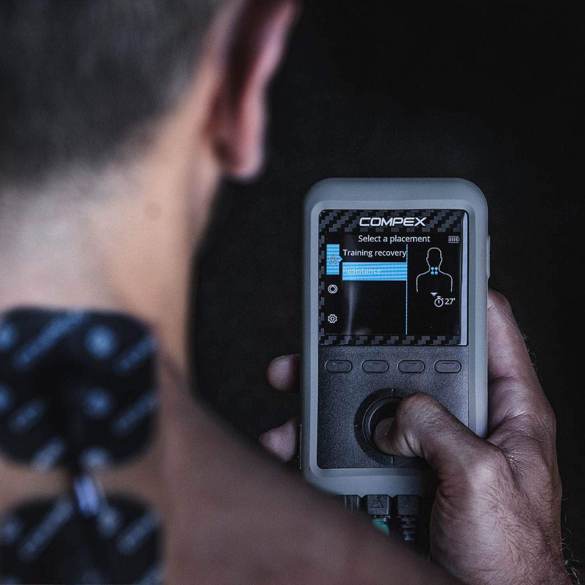 Compex Performance 3.0 Muscle Stimulator with TENS Kit - 6 Professional Programs for Pain Relief & Muscle Recovery - Gray - Ideal for Athletes, Physical Therapy & Home Fitness Training