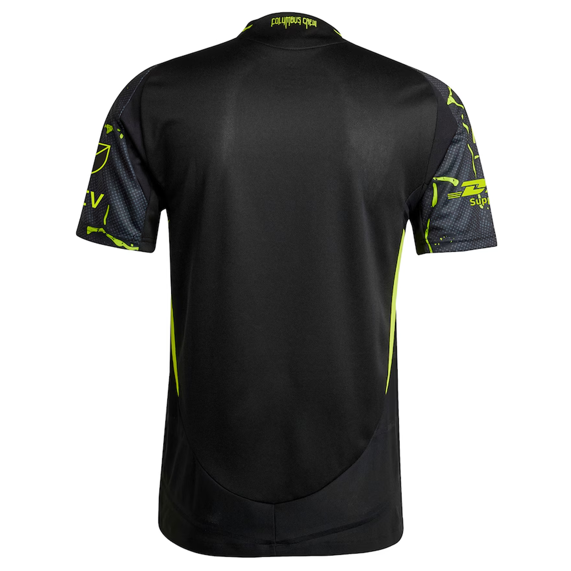 Adidas Columbus Crew Authentic Away Jersey with MLS Patches 25/26 - Black & Yellow Soccer Shirt for Fans & Players - Perfect for Match Days, Training & Casual Wear