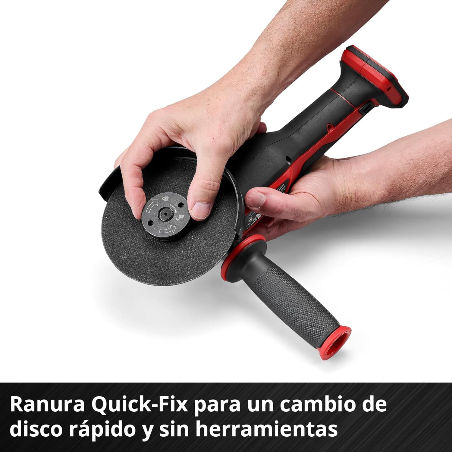 Einhell 18V Cordless Angle Grinder - AXXIO 18/115 Q Li-Solo Power X-Change (115mm Disc Diameter, 28mm Cutting Depth, Brushless Motor, Quick-Fix Nut) - Ideal for Metal Cutting, Grinding & DIY Projects - Battery & Disc Not Included