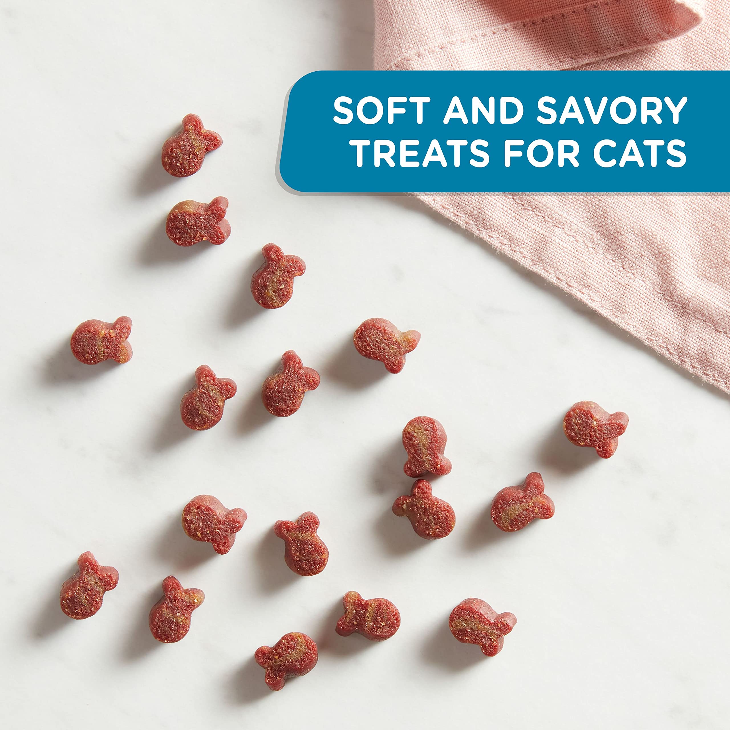 Rachael Ray Nutrish Soft Spots Cat Treats - Tuna Flavor, 2.5oz (12 Pack) | Healthy Natural Cat Snacks for Training & Rewards | Perfect for Indoor Cats & Kittens