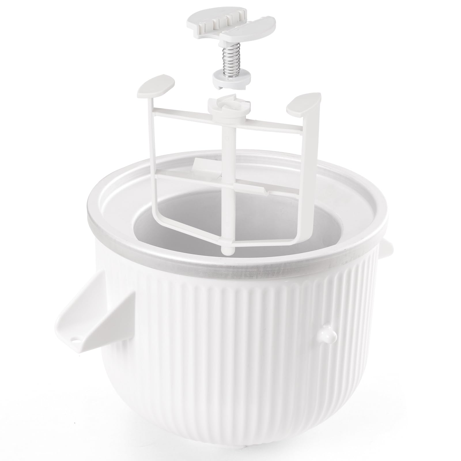 KitchenAid Ice Cream Maker Attachment - Compatible with 4.5 QT & Larger Stand Mixers, 2-Quart Frozen Yogurt & Sorbet Gelato Maker, Dishwasher Safe - Perfect for Homemade Desserts & Summer Treats
