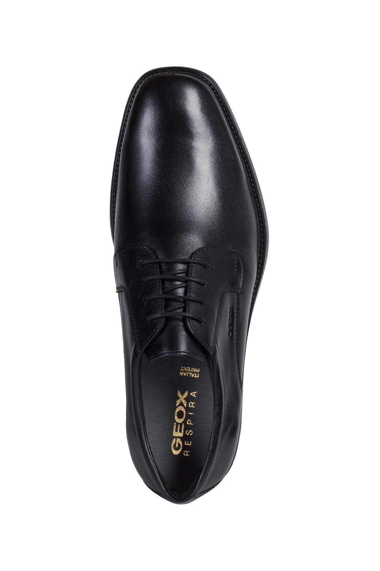 Geox Men's Derby Shoes | Classic Leather Dress Shoes for Business & Formal Wear | Comfortable & Stylish for Office, Weddings & Special Occasions