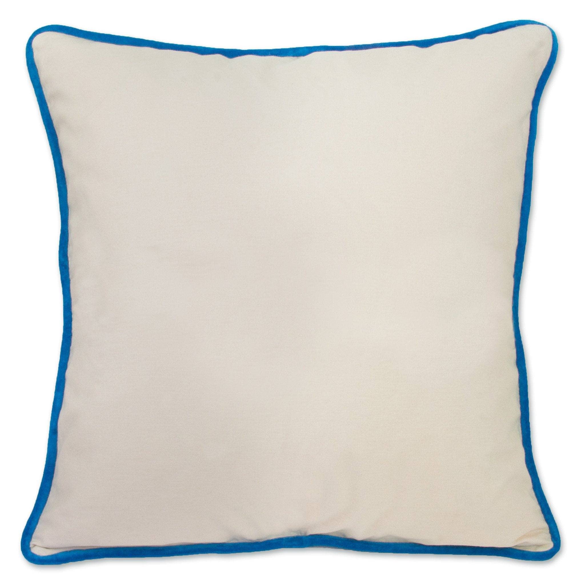 Jersey Shore Embroidered Decorative Throw Pillow for Couch & Bed - Coastal Home Decor Accent - Perfect for Living Room, Bedroom, or Beach House Styling