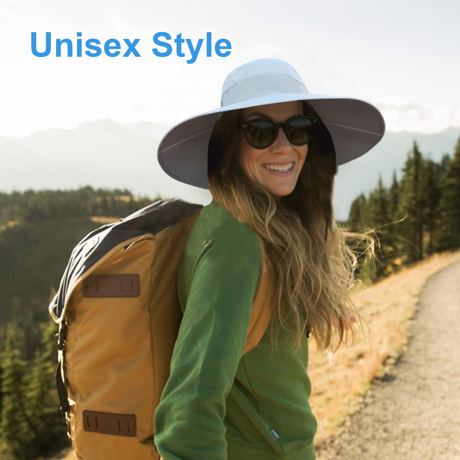 UV Protection Wide Brim Sun Hat for Men & Women - Breathable Summer Hat for Fishing, Hiking, Gardening & Beach Activities - Outdoor Sun Shield for All-Day Comfort