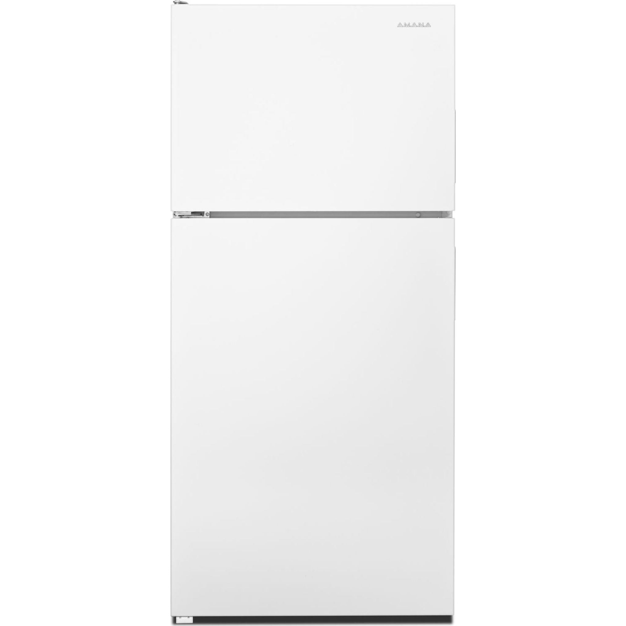 Amana 18.3 Cu. Ft. Top Freezer Refrigerator (ART318FFDW) - Energy Star Certified, White - Perfect for Kitchens, Apartments & Small Spaces