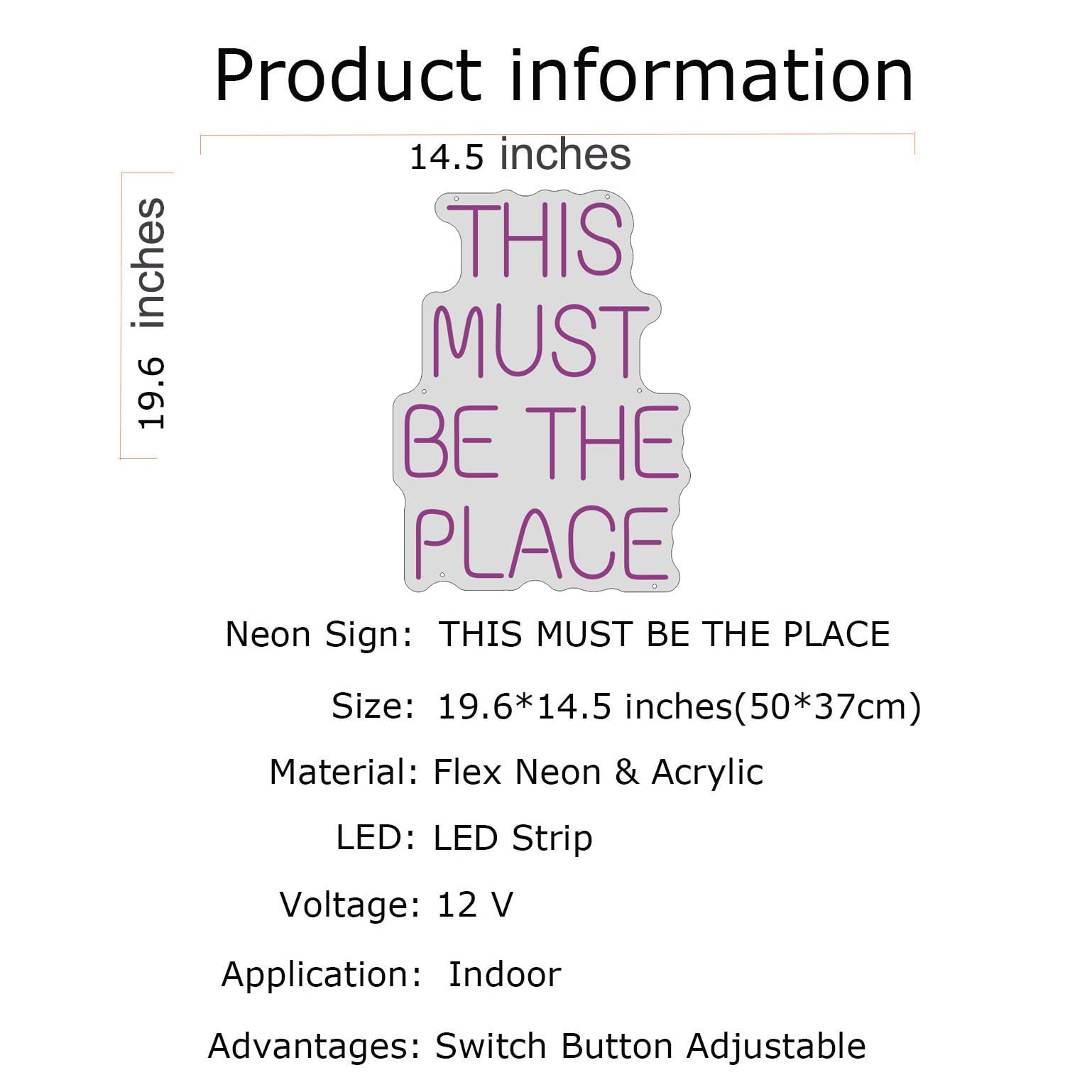 Custom Purple LED Neon Sign - Personalized Wall Decor for Weddings, Anniversaries & Parties | Durable Flex Neon Light for Home, Bar, Cafe & Event Decorations