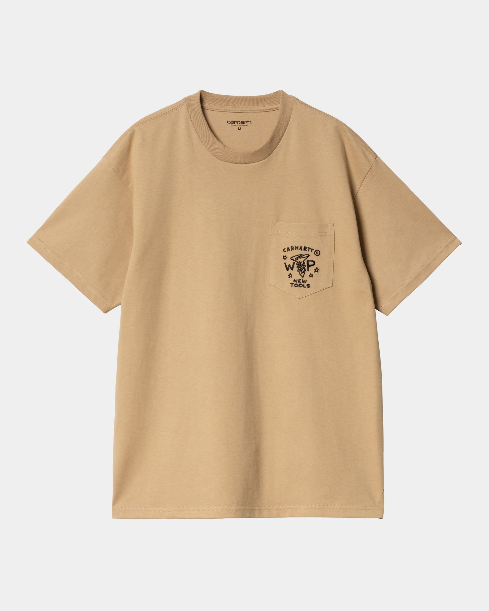 Fragments Pocket T-Shirt for Men - Dusty Hamilton Brown & Black | Casual Streetwear, Everyday Comfort, Layering Essential