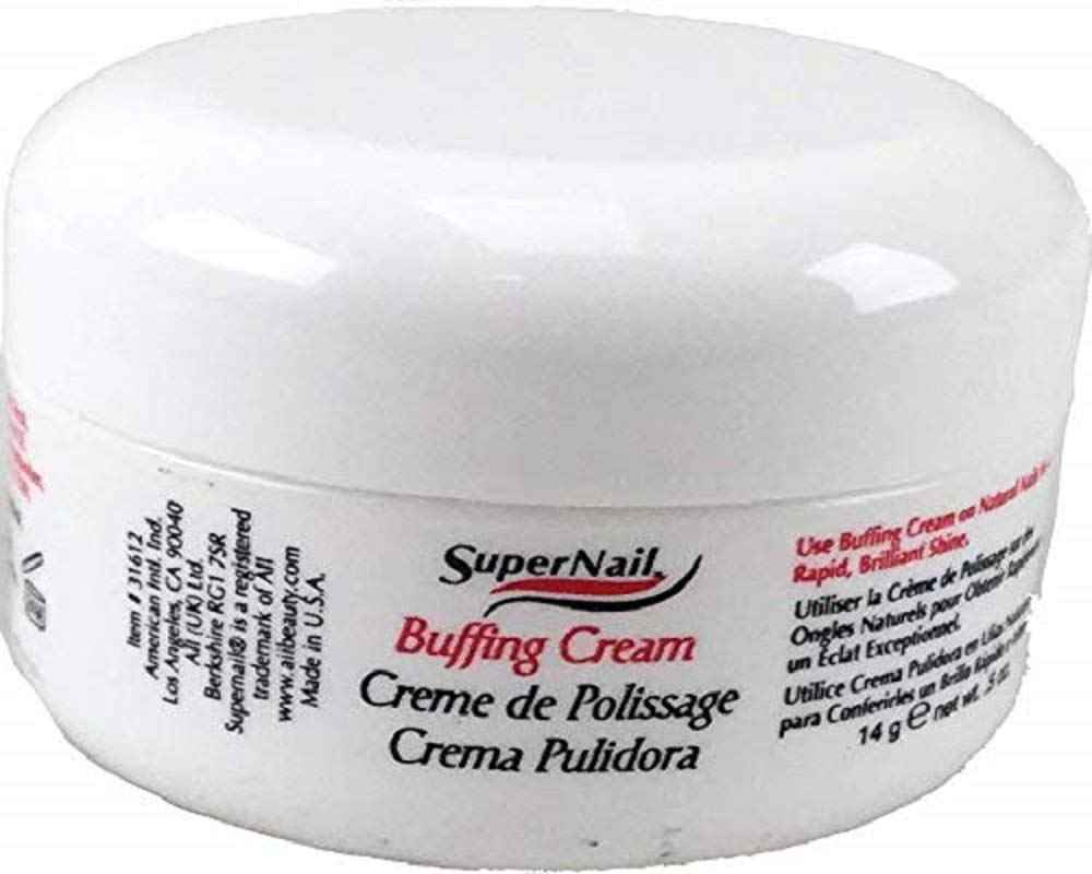 Super Nail Supernail Buffing Cream - 0.5 Oz | Nail Polish Buffer & Shiner for Smooth, Glossy Nails | Perfect for Manicures, Pedicures & At-Home Nail Care