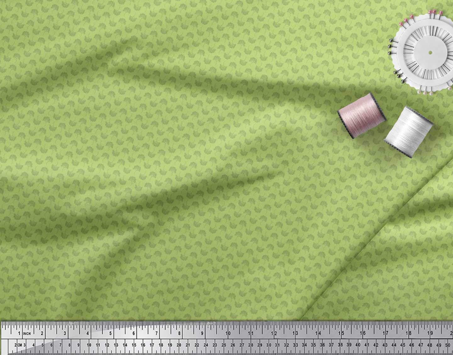 Soimoi Moss Georgette Brown Fabric by The Yard - 42 Inch Wide Artistic Floral Printed Fabric for Dresses, Blouses & DIY Sewing Projects - Lightweight & Whimsical Shirting Material