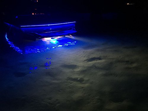 Vega Underwater Transom LED Light - 8000 Lumens, 133 Watts, White Light with Drain Plug - Perfect for Boat, Dock & Marine Lighting