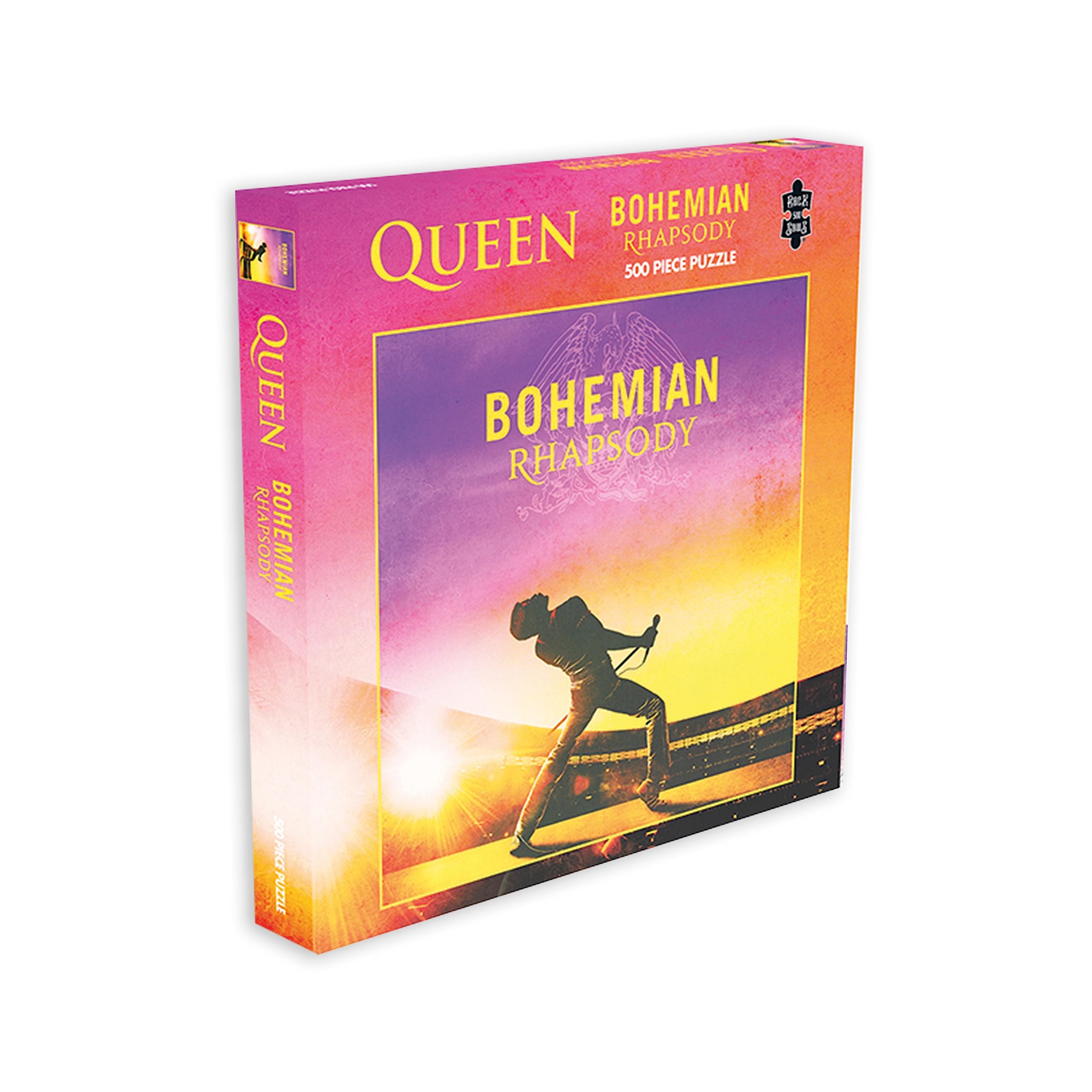 Queen Bohemian Rhapsody 500-Piece Jigsaw Puzzle - Rock Band Themed Collectible Puzzle for Adults & Teens - Perfect for Music Lovers, Home Decor & Family Game Nights
