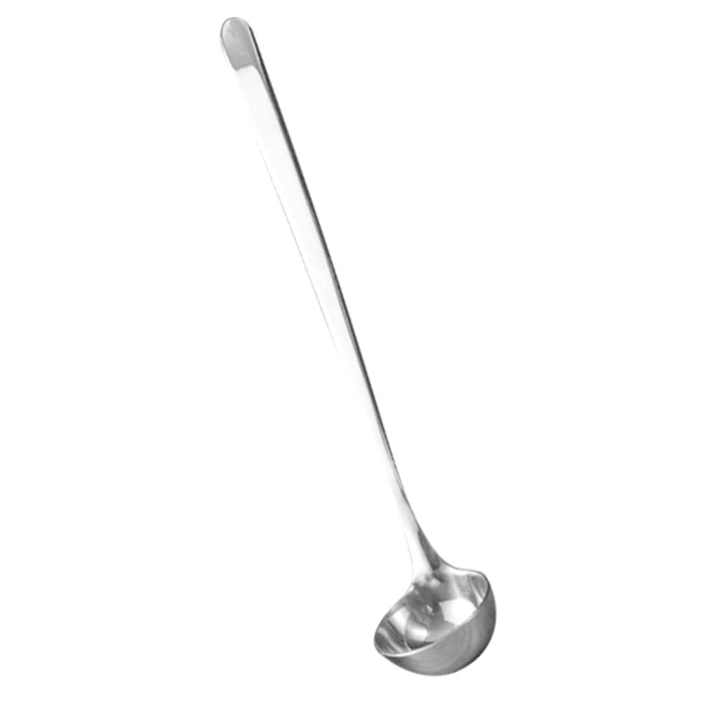 DOITOOL Premium Stainless Steel Soup Ladle - 24cm Kitchen Serving Spoon for Soup, Chili, Gravy, Salad Dressing & Pancakes - Durable 18/8 Stainless Steel with Ergonomic Handle - Perfect for Cooking, Serving & Meal Prep (24x4.5x4.5cm)