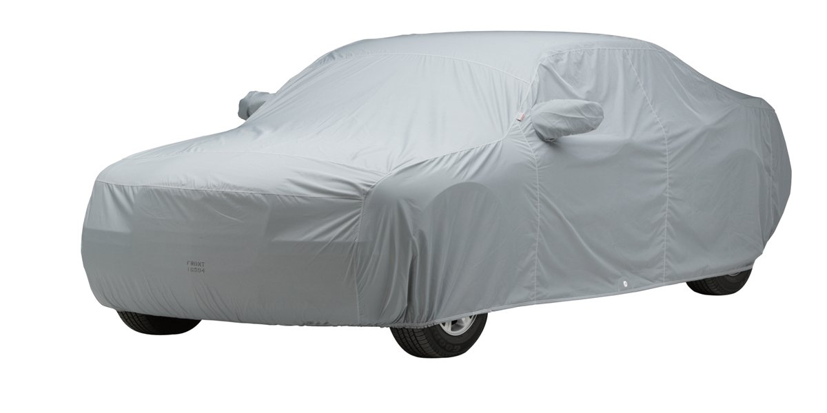 Covercraft Custom Fit WeatherShield HP Car Cover for Chevrolet Sonic - Gray Waterproof UV Protection Car Cover for Outdoor Parking & Vehicle Storage