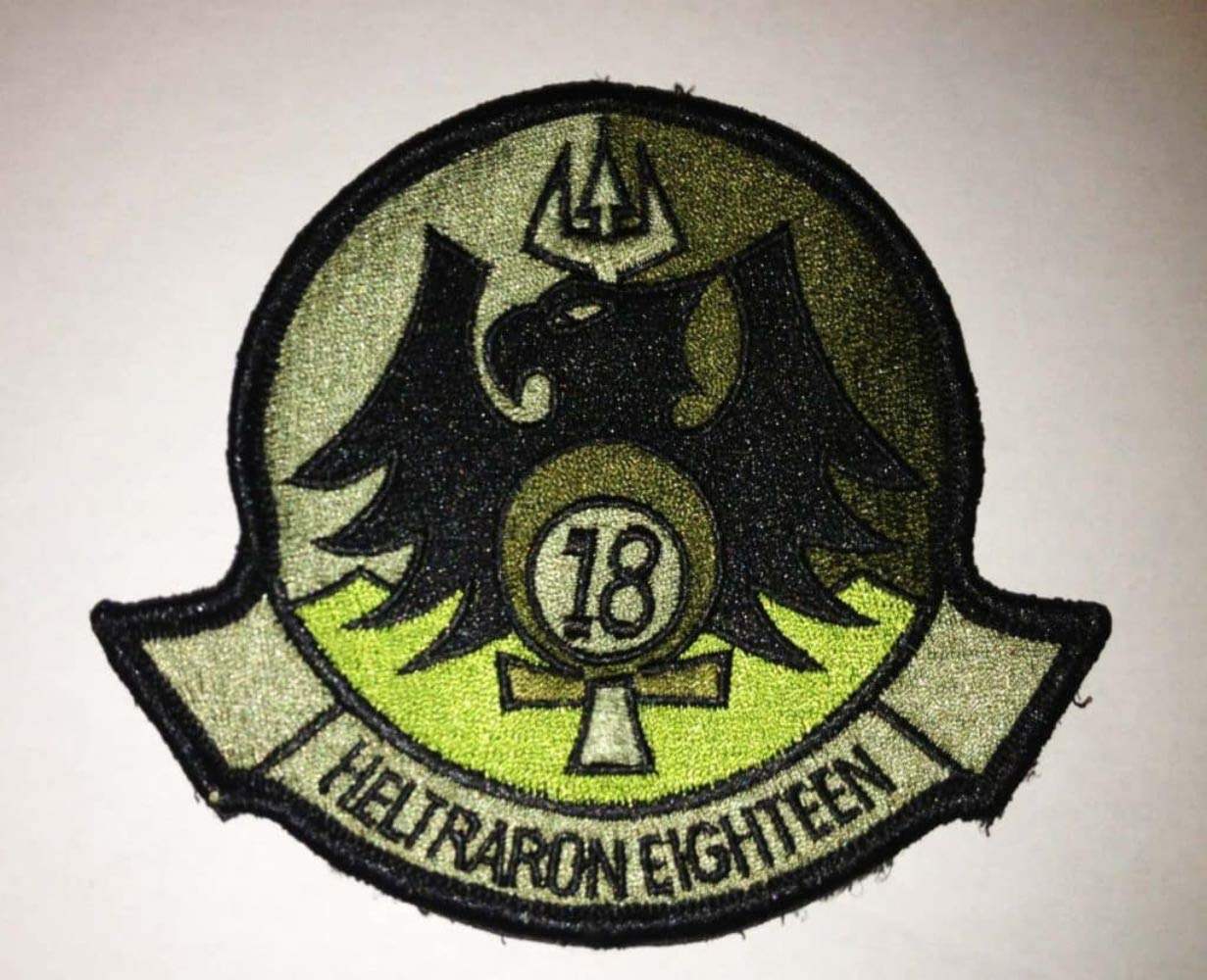 HT-18 Vigilant Eagles Green Hook and Loop Patch - Military Morale Patch for Tactical Gear, Uniforms & Backpacks | Perfect for Outdoor Adventures, Airsoft & Military Enthusiasts