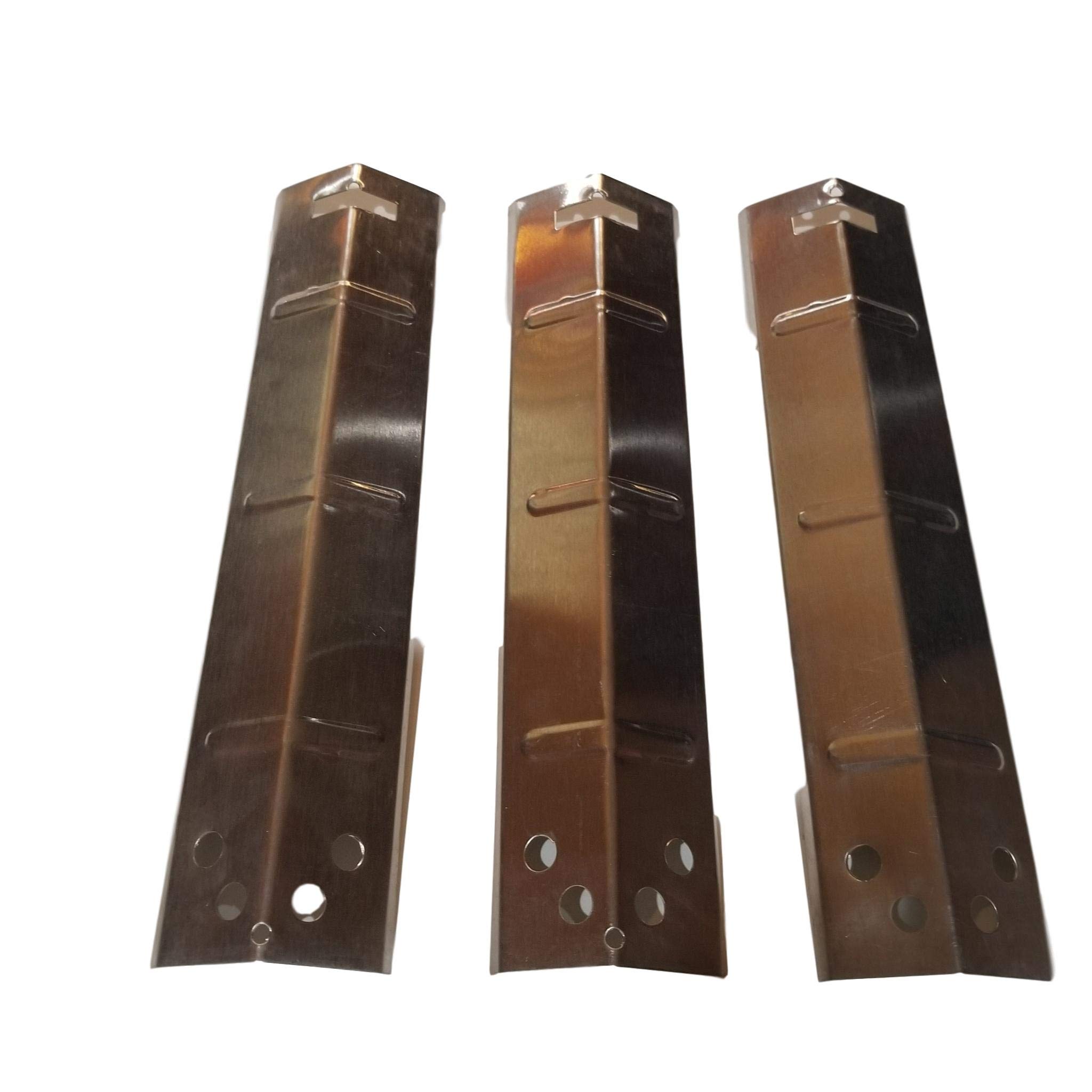 3-Piece Stainless Steel Heat Plates for 3-Burner Walmart Expert Grill - Durable Replacement Parts for Outdoor BBQ, Camping & Backyard Cooking