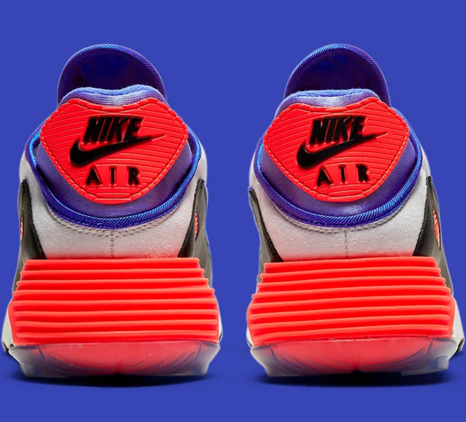 Nike Air Max 2090 EOI Men's Running Shoes - Size 9.5, White/Blue/Crimson - Lightweight Cushioned Sneakers for Jogging, Gym & Casual Wear