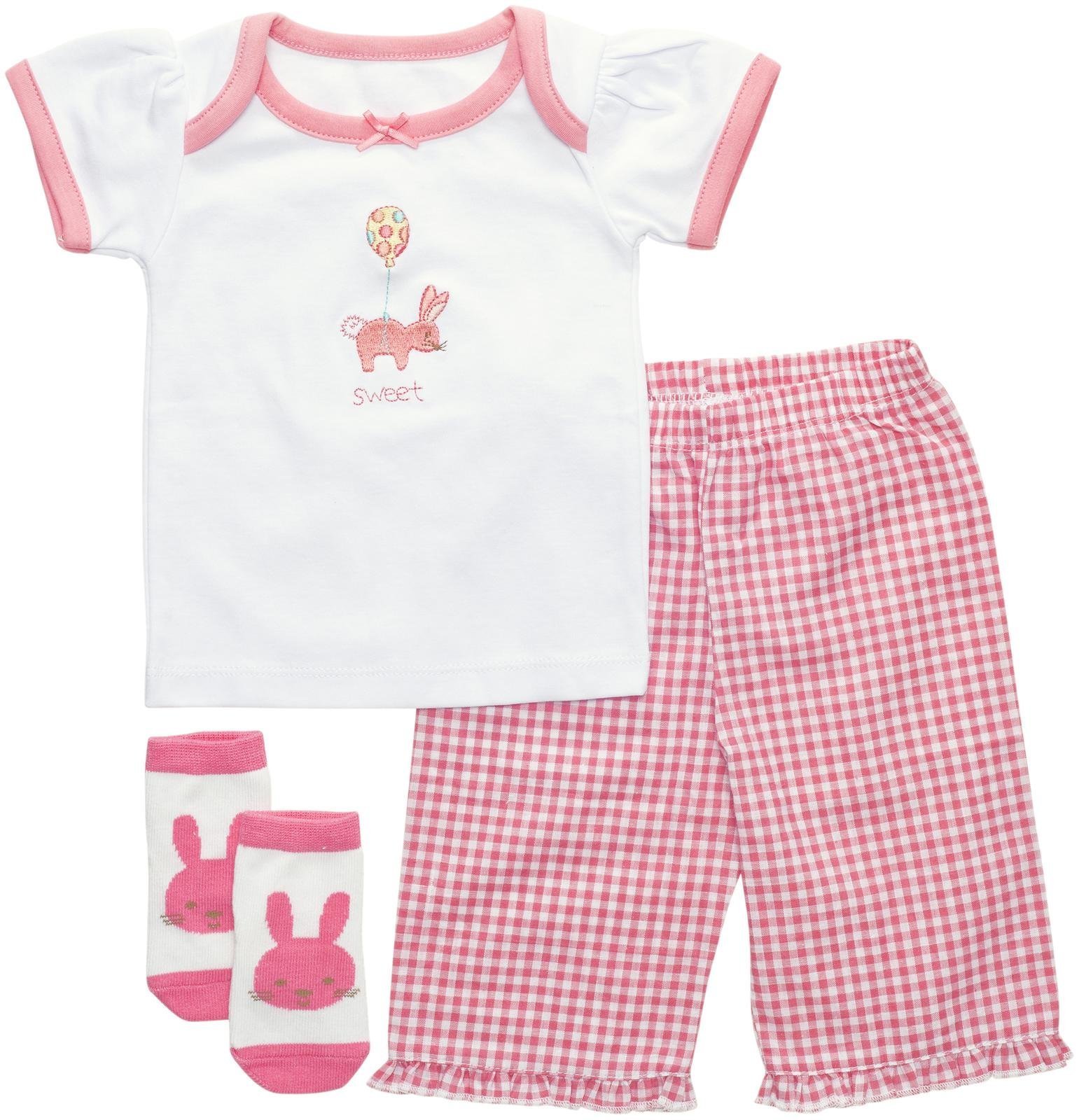 Elegant Baby Girls' 3-Piece Fashion Outfit Set - Raspberry Pink - 6 Months | Perfect for Special Occasions, Photo Shoots & Daily Wear