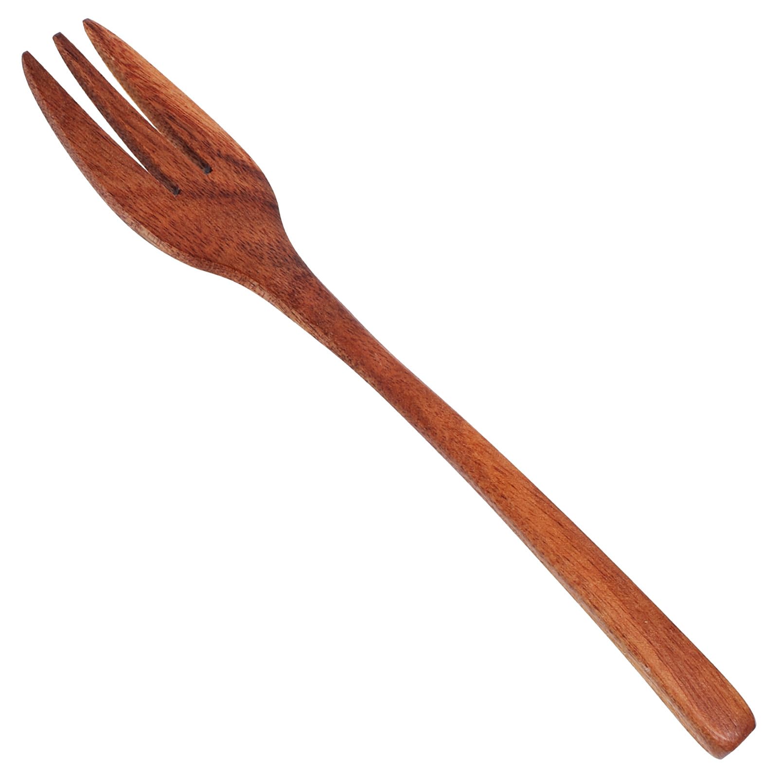 Premium Wooden Fork Set - Eco-Friendly Wooden Cooking Utensils for Dessert, Salad, Pasta | Mini Serving Spoons & Tongs | Durable Kitchen Tools for Healthy Eating, Picnics, and Party Serving
