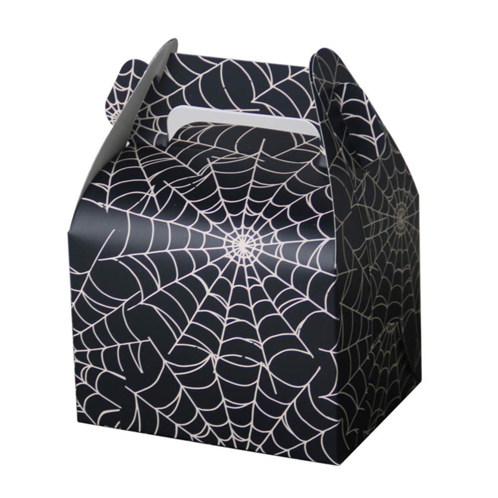 Spiderweb Halloween Treat Bags - 20pcs Party Favor Boxes for Kids Birthday & Halloween Decorations - Perfect for Trick-or-Treating & Party Supplies