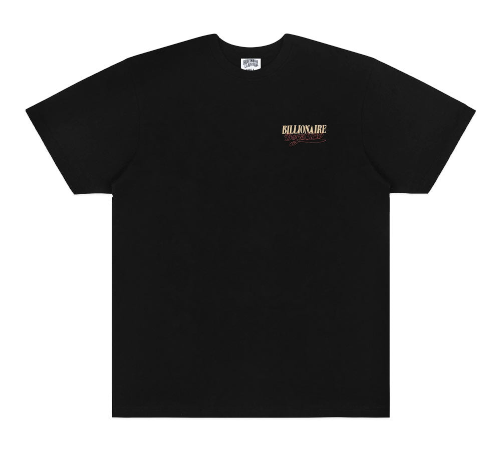 BB Swoosh Short Sleeve Knit T-Shirt for Men - Comfortable Casual Wear for Everyday & Gym Use