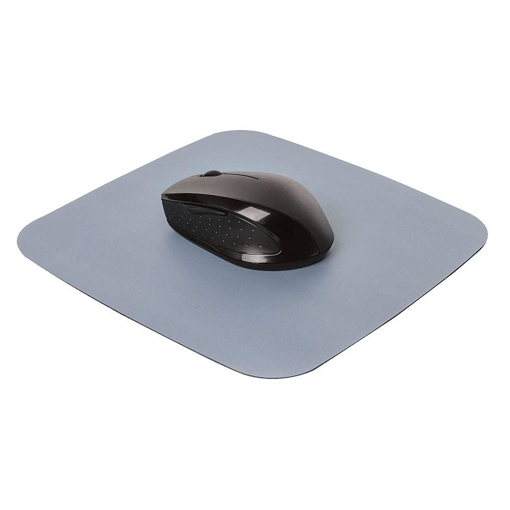 STAPLES 2402237 Ultrathin Mouse Pad - Smooth Gliding Surface, Non-Slip Base, Grey - Perfect for Office, Gaming & Home Workspace