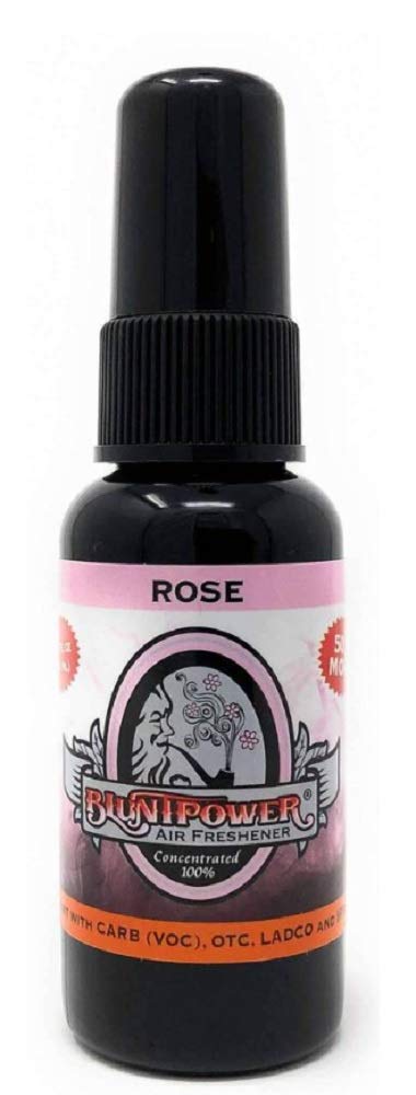 Blunt Power Rose Scented Car Air Freshener - Long Lasting Fragrance for Vehicles, Home & Office | Natural Aroma for Fresh Spaces