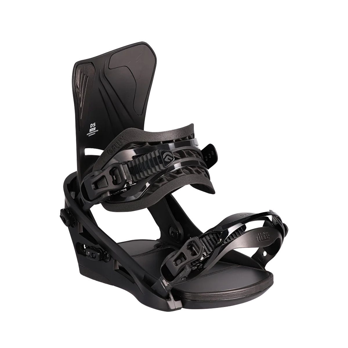 Flux 2025 DS Snowboard Bindings - Black | High-Performance Snowboard Bindings for All-Mountain & Freestyle Riding | Perfect for Powder, Park & Backcountry Adventures