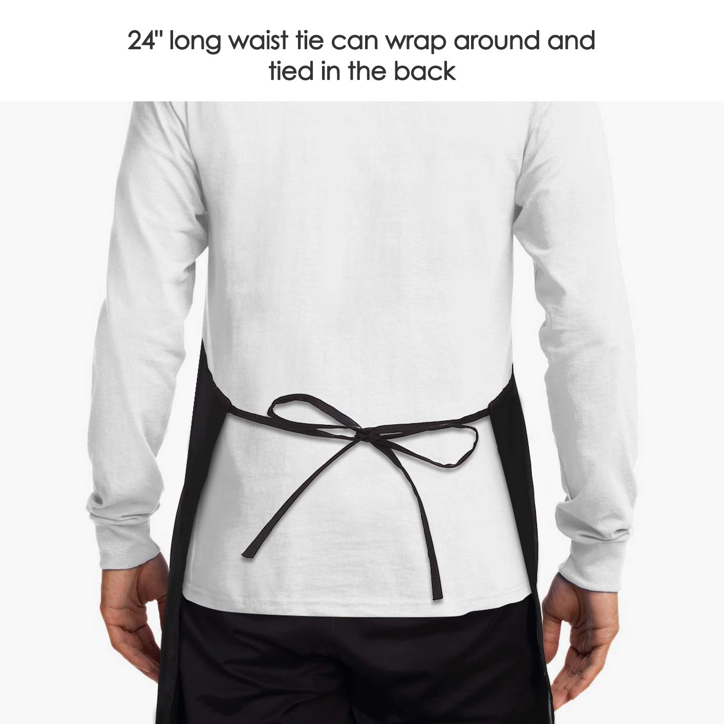 Funny BBQ Cooking Apron for Men - Best Gift for Dad, Husband, Boyfriend, Brother - Unique Birthday & Christmas Present for Men & Women - Perfect for Grilling, Baking & Kitchen Use