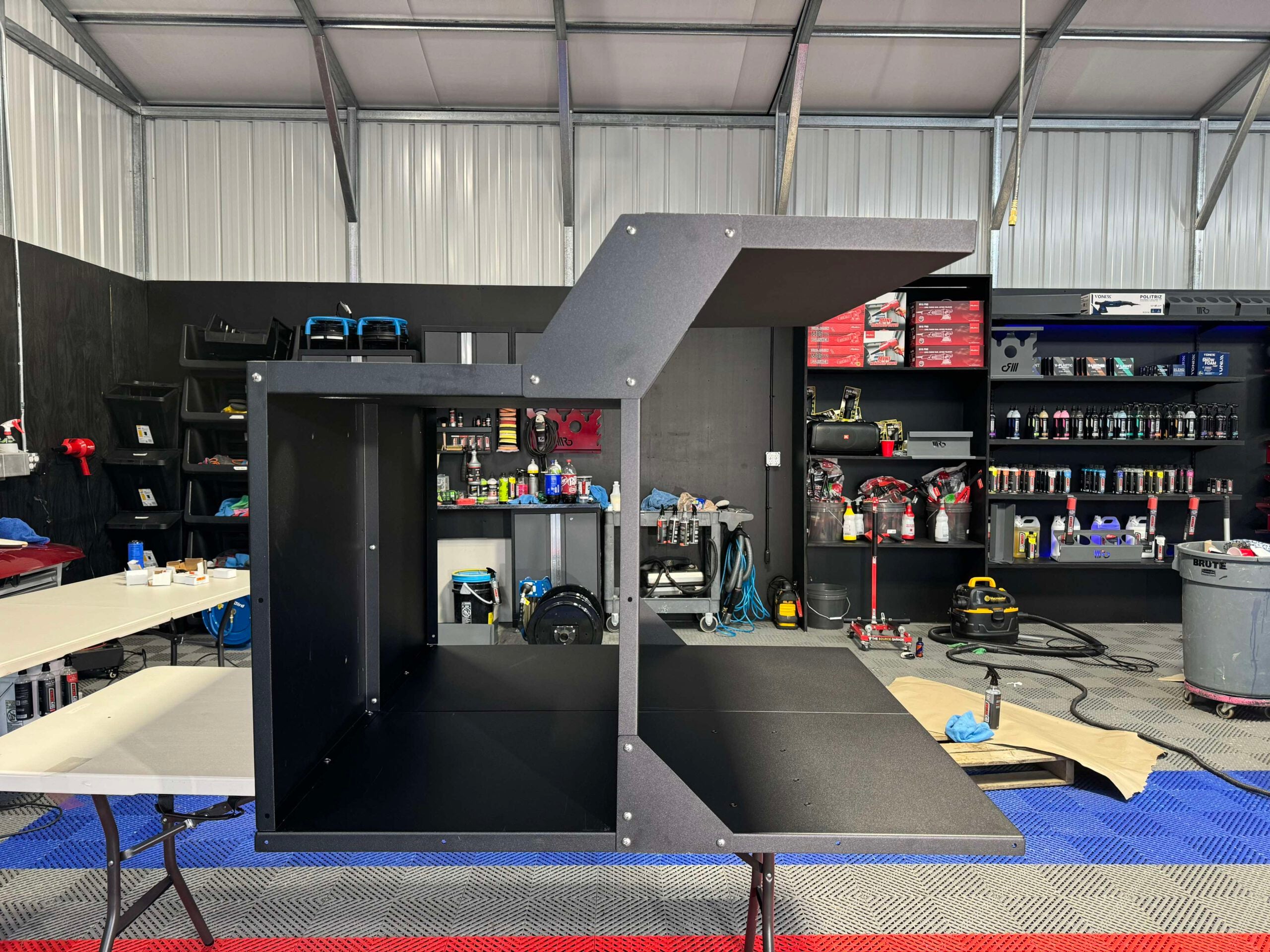 RALDA'S Mobile Detailing Frame - Professional Car Detailing Organizer for Tools & Supplies | Perfect for Auto Detailers & Mobile Car Wash Businesses