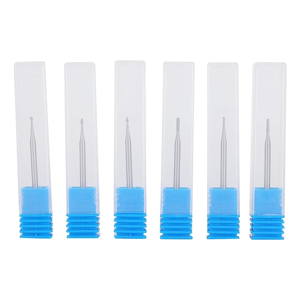 2pc Nail Drill Bits Set - 1.4mm Safe Manicure Tools for Home & Salon Care