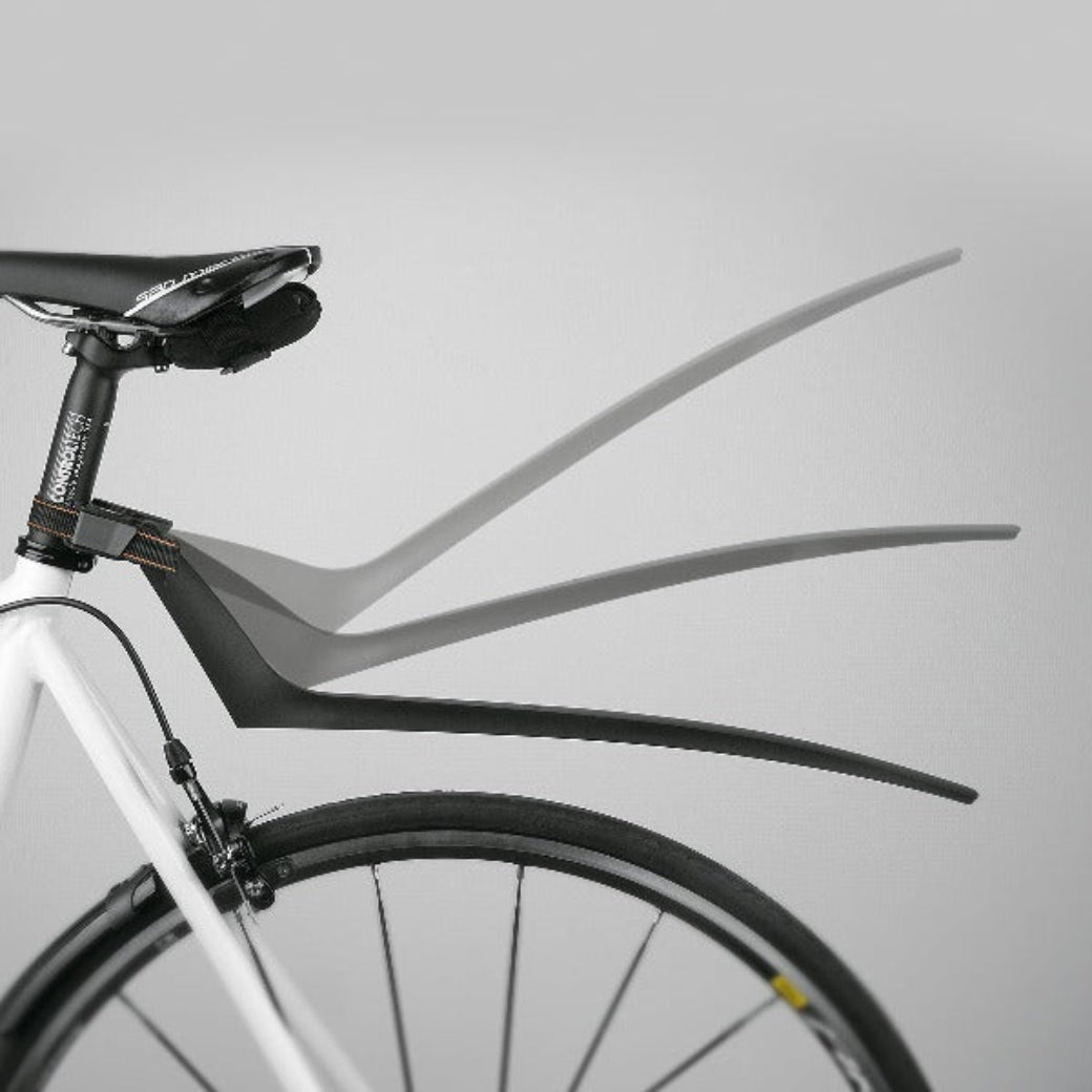 Quick Release Rear Fender with S Blade Design - Durable Bike Mudguard for Mountain & Road Bikes - Perfect for Wet Weather Commuting & Off-Road Adventures