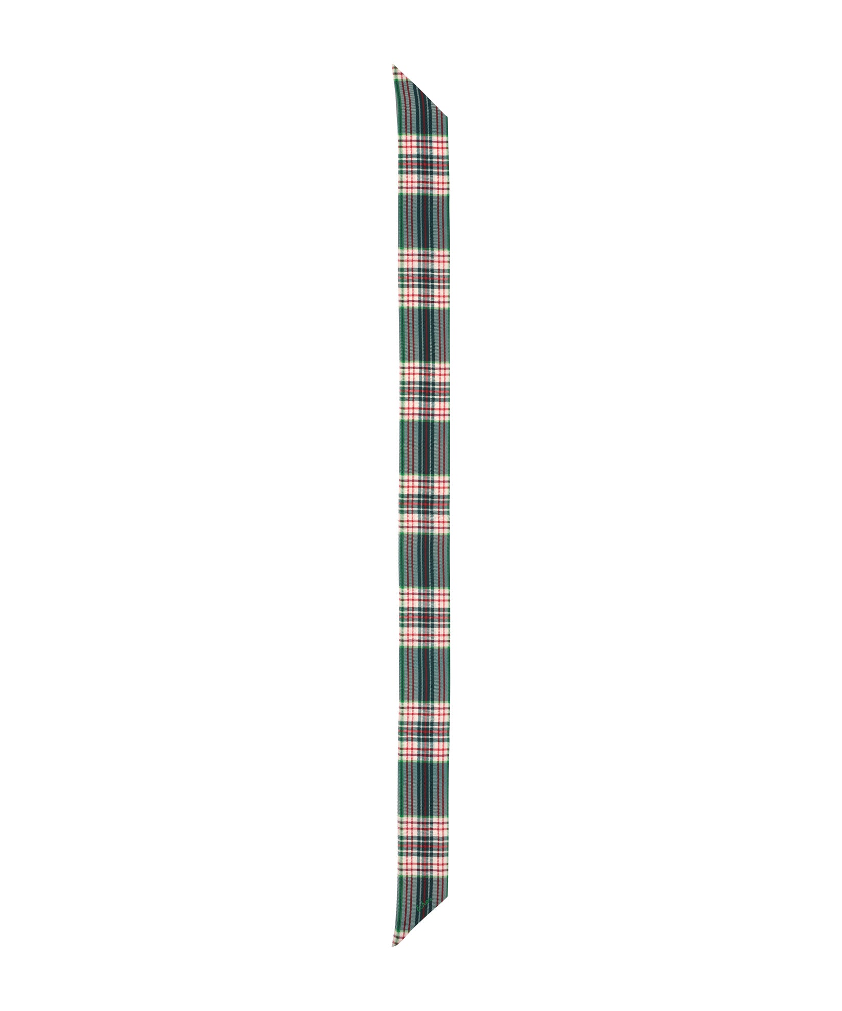 Elegant Plaid Silk Ribbon Scarf for Women - Soft & Lightweight Fashion Accessory - Perfect for Office, Parties & Special Occasions