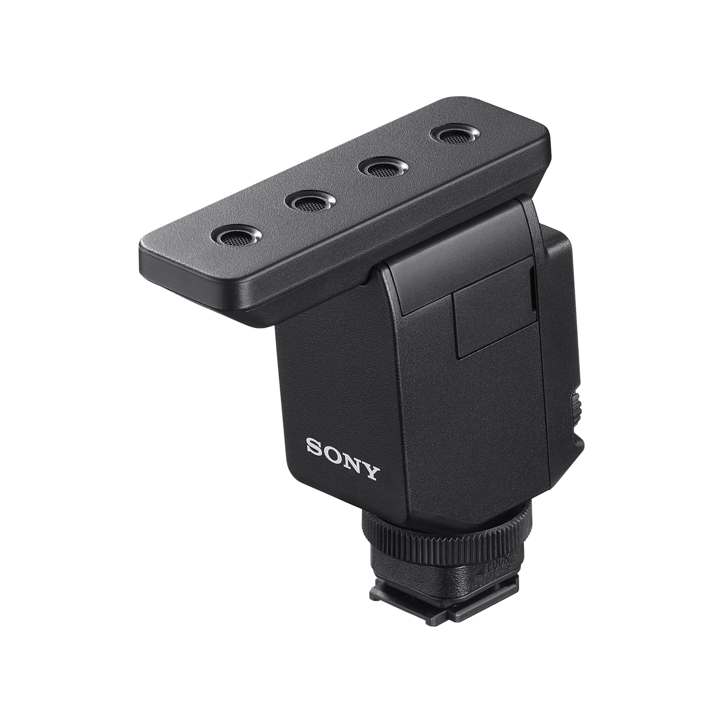 Sony ECM-B10 Compact Shotgun Microphone - Professional Directional Mic for DSLR, Mirrorless Cameras & Video Recording (Black) - Perfect for Vlogging, Interviews & Outdoor Filming