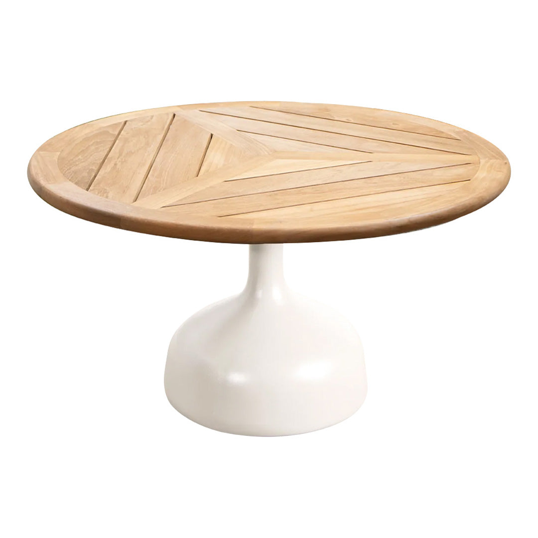 Modern Round Coffee Table with Tempered Glass Top - Large Size for Living Room, Lounge & Office Decor