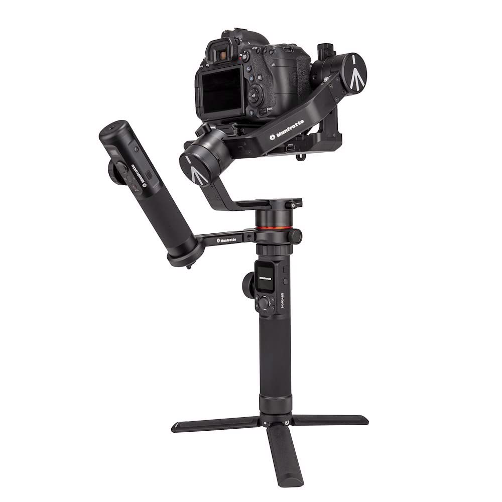 Manfrotto MVG460FFR 3-Axis Professional Gimbal Stabilizer for DSLR Cameras - Portable Pro Kit, Holds up to 10.1 lbs - Perfect for Photographers, Vloggers & Content Creators - Ideal for Travel Vlogging, Wedding Filming & Action Shots