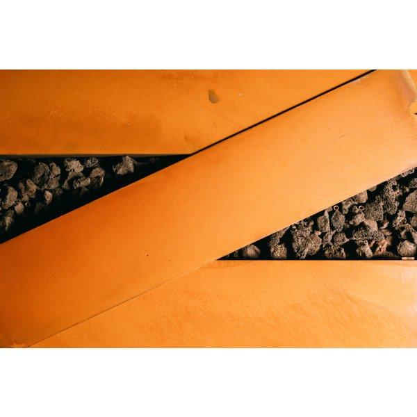 48-Inch Linear Fire Pit for Outdoor Patio, Backyard, and Garden - Modern Gas Fire Pit Table with Lava Rocks - Perfect for Camping, Parties, and Relaxation