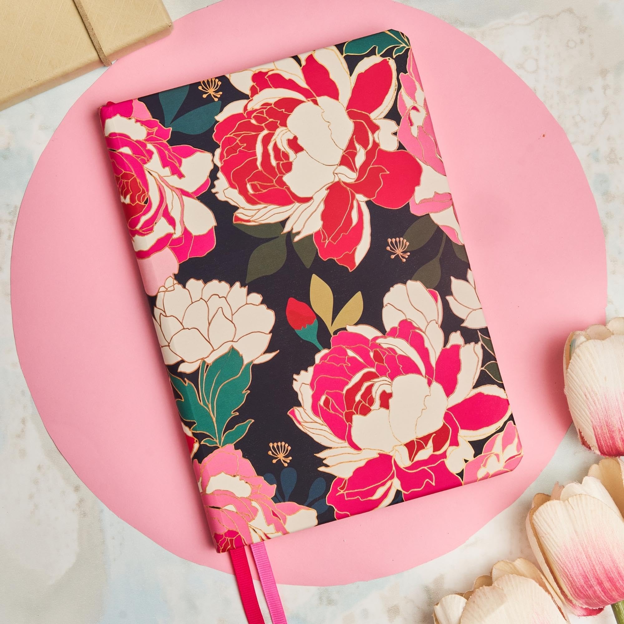 DOODLE Hard Bound Soft Foam Padded Notebook - A5 Compact Size (8.25