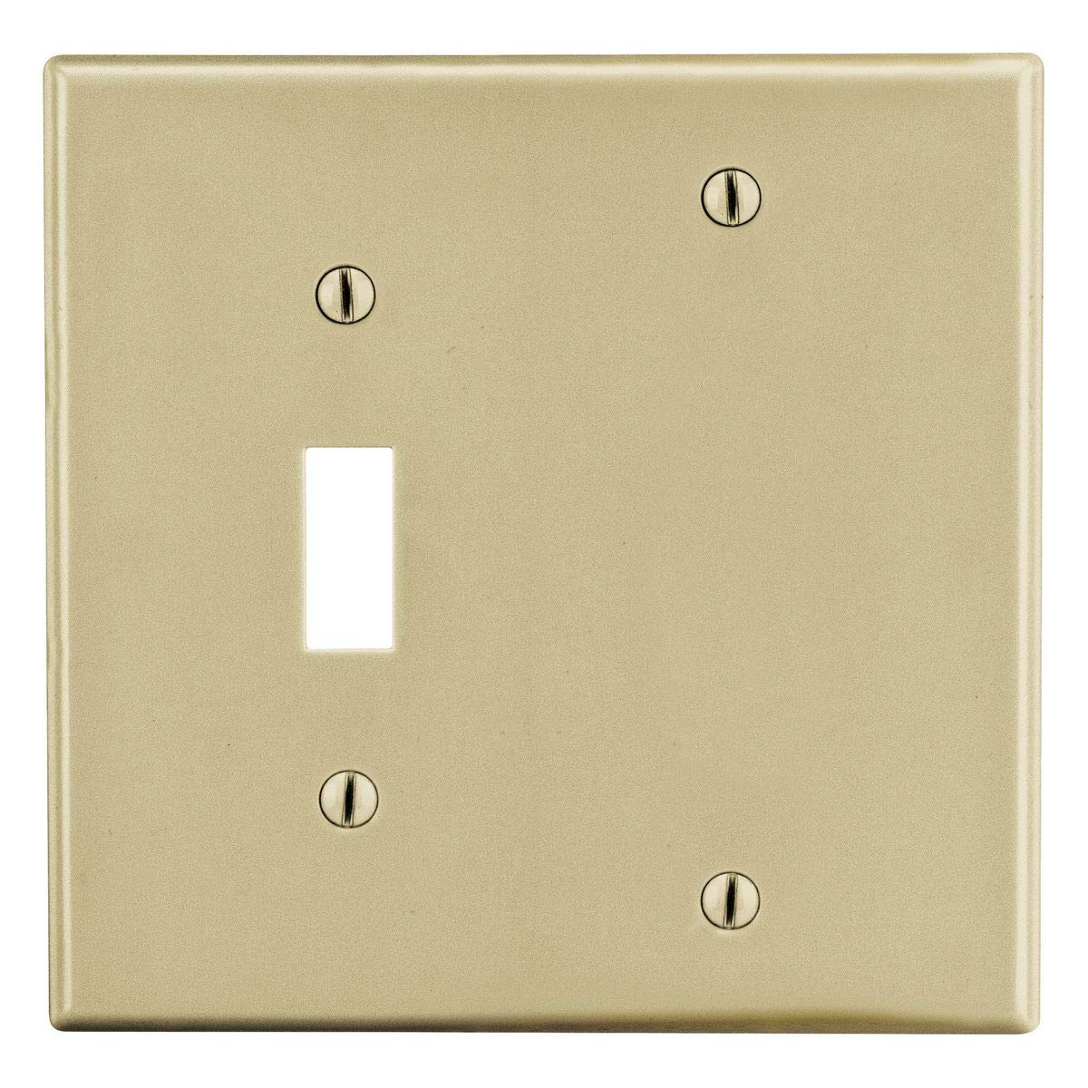 Bryant Electric P113I Standard Size Ivory Wall Plate - Ideal for Home, Office & Commercial Electrical Outlet Covers