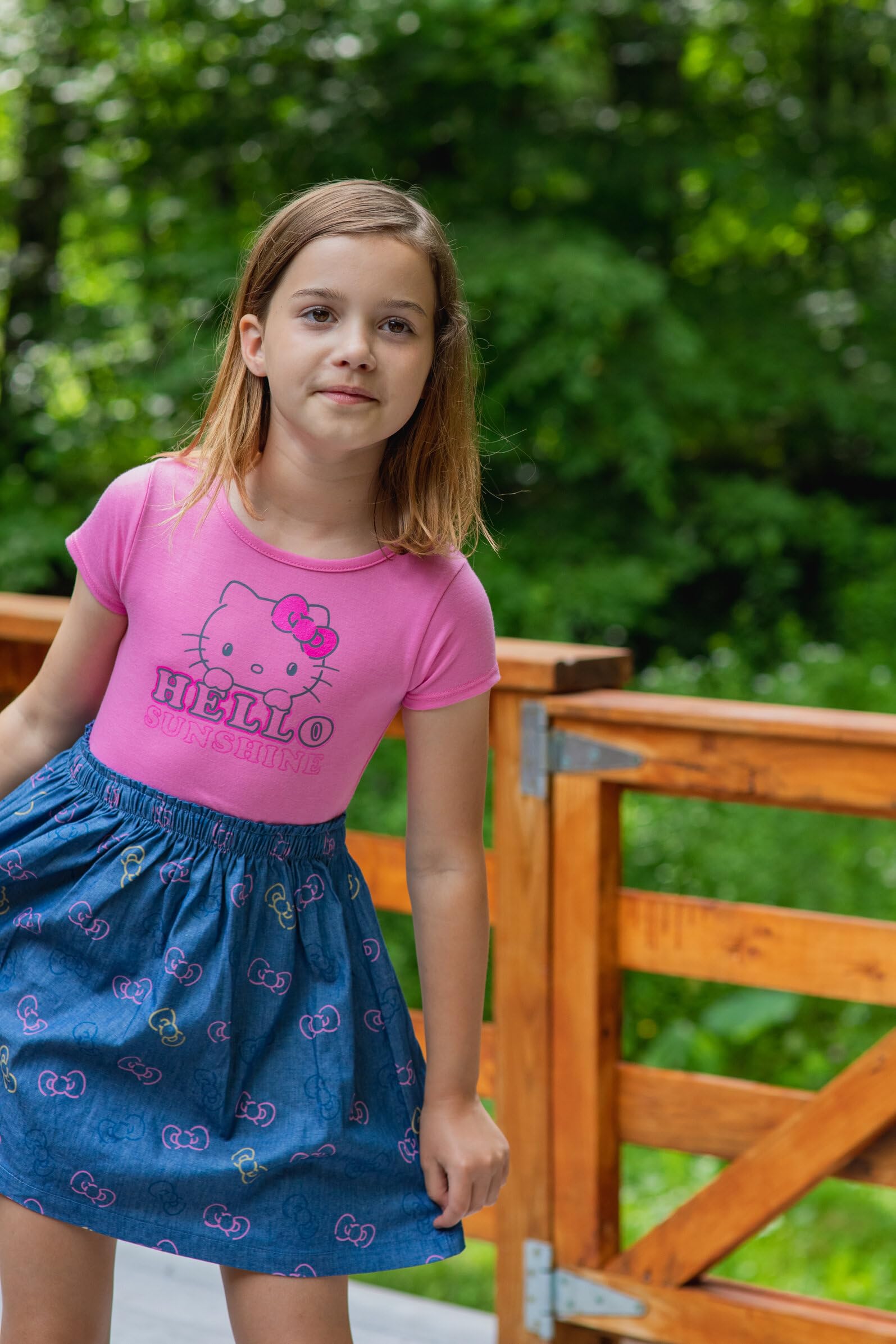 Hello Kitty Girls Dress for Toddler to Big Kid - Cute & Comfortable Outfit for Playdates, Parties & Everyday Wear