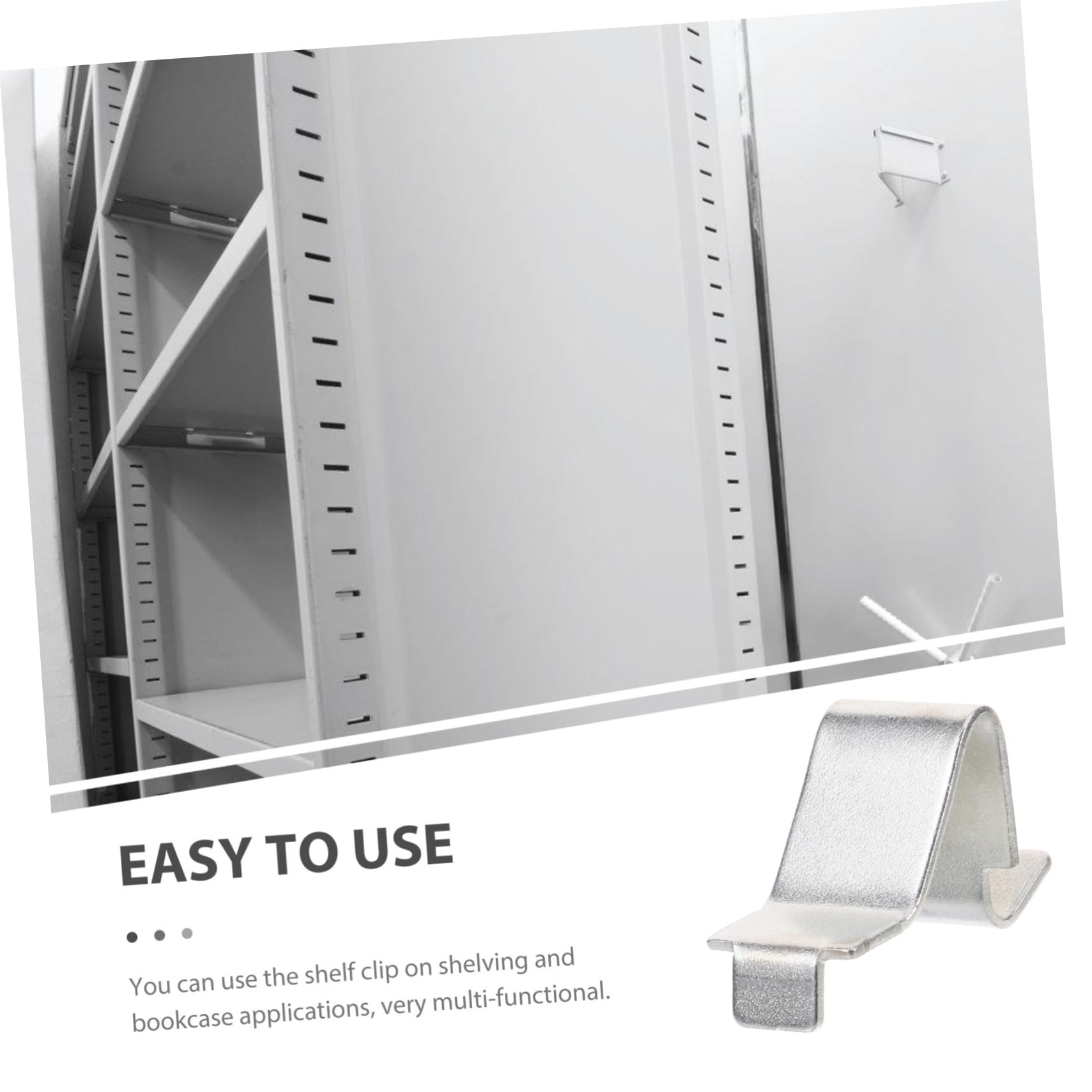 12pcs Heavy Duty Shelf Brackets for Cabinet & Shelving - Metal Iron Clips for File Cabinets & Storage