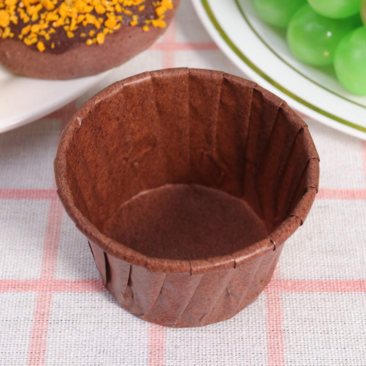 DOITOOL 100pcs Mini Muffin Baking Cups - Disposable Foil Liners for Cupcakes, Egg Tarts & Desserts - Perfect for Holiday Baking, Christmas Party Supplies & Home Baking Accessories
